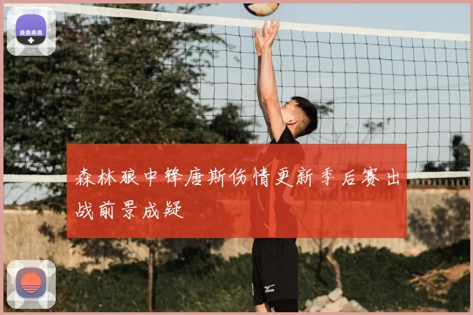 森林狼中锋唐斯伤情更新季后赛出战前景成疑