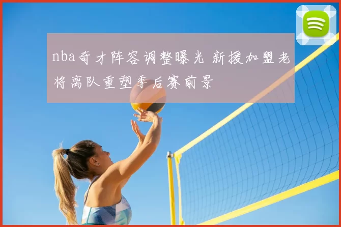 nba奇才阵容调整曝光 新援加盟老将离队重塑季后赛前景