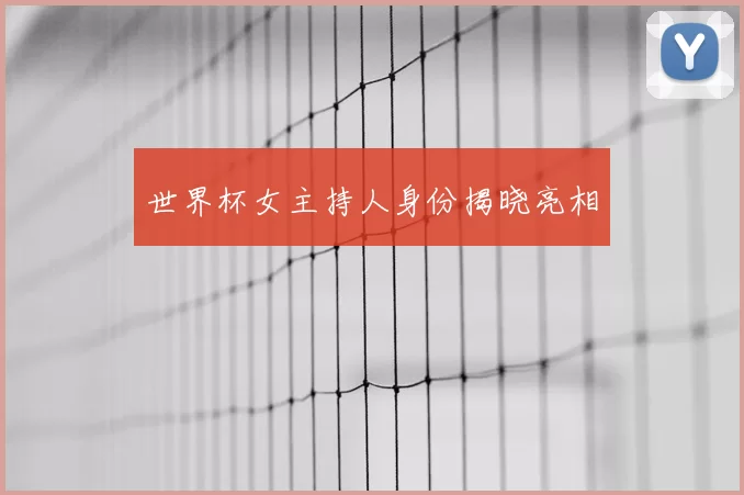 世界杯女主持人身份揭晓亮相